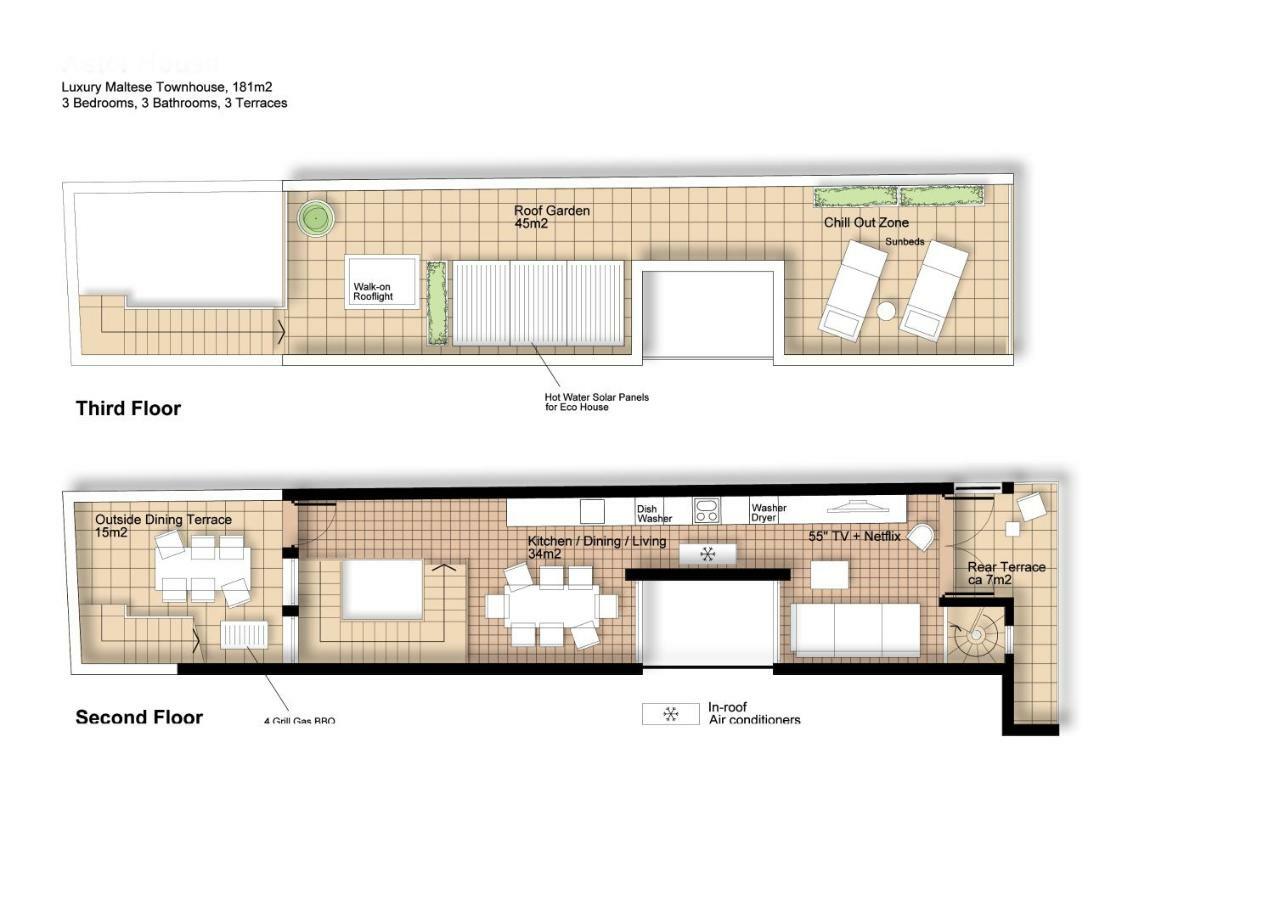 Vakantiehuis Amazing Art Deco 150m To Sea With Daily Housekeeping Sliema
